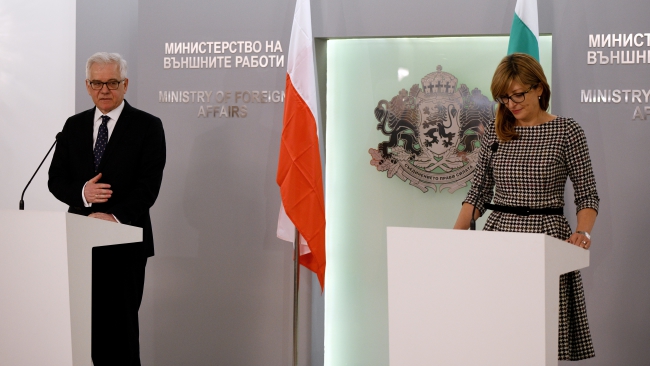 POLAND SUPPORTS THE PRIORITIES OF BULGARIA, WHICH PRESIDES OVER THE COUNCIL OF THE EU