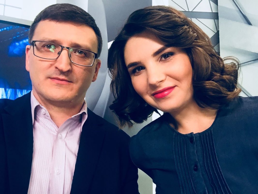 "Трудова міграція з України: загрози та прогнози" на "Першому діловому телеканалі".