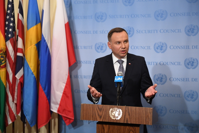 Анджей Дуда нагадав у РБ ООН про Україну та смоленську катастрофу