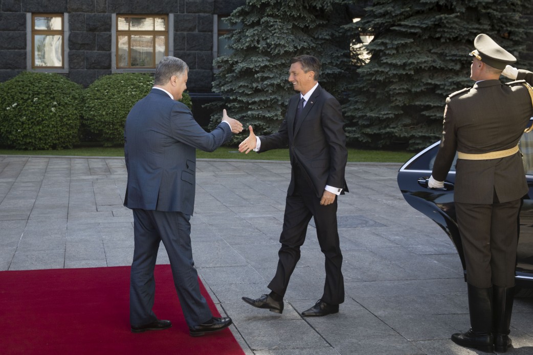 Розпочалася зустріч Президента України з Президентом Республіки Словенія (фото)