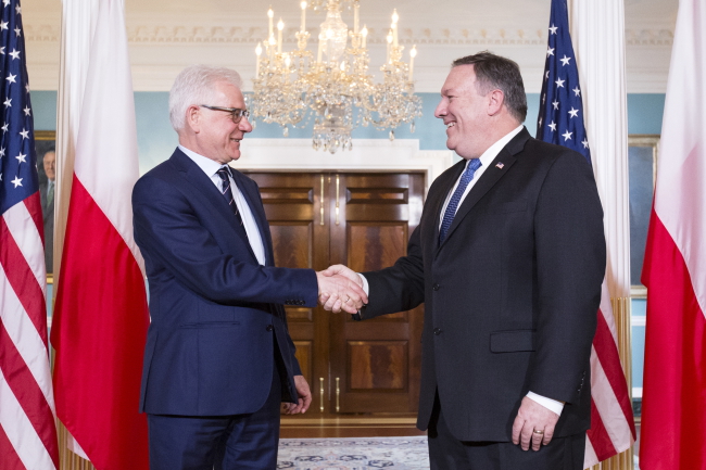 Голова МЗС Польщі зустрівся з держсекретарем США