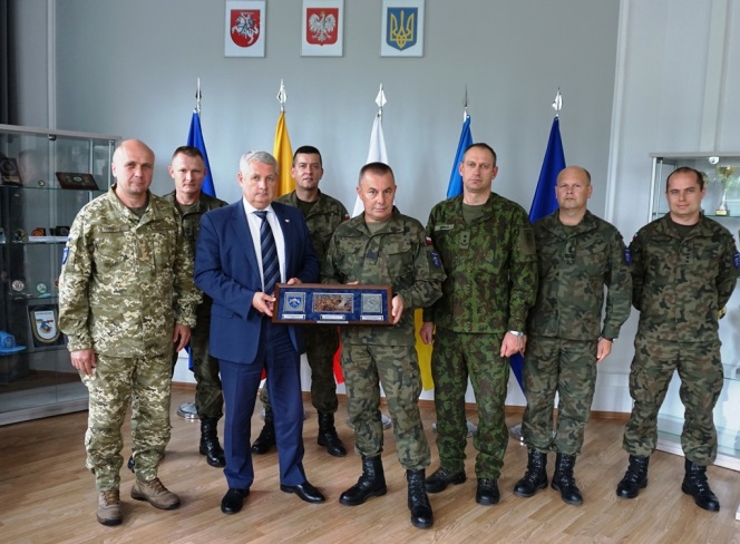 Віце-міністр оборони Польщі відвідав командування ЛИТПОЛУКРБРИГ