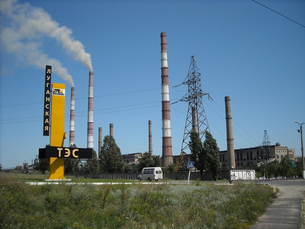 Луганська ТЕС Ахметова через дефіцит вугілля перейшла на газ