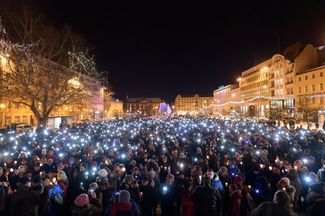 У містах Польщі відбулися демонстрації, присвячені пам’яті мера Ґданська