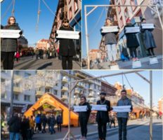 На Вроцлавському Ринку встановили шибеницю На Вроцлавському Ринку встановили шибеницю