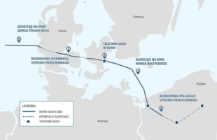 У Польщі та Данії готують ділянки для газогону Baltic Pipe У Польщі та Данії готують ділянки для газогону Baltic Pipe