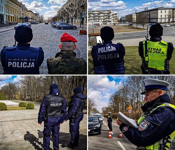 За 2 тижні в Польщі поліцейські видали 10 тисяч штрафів за порушення карантину