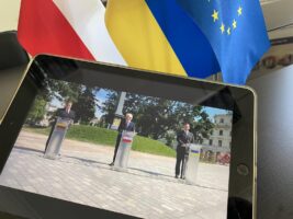 Міністри закордонних справ трьох країн оголосили про запуск нового формату міжнародної співпраці Міністри закордонних справ трьох країн оголосили про запуск нового формату міжнародної співпраці