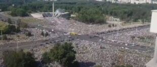 Білорусь, Мінськ, мітинг провладний та солідарності