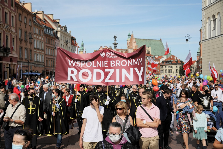 Варшавою пройшов XV Марш для життя і сім'ї