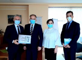 Сегодня провели встречу с Чрезвычайным и Полномочным Послом Литовской Республики в Украине господином Вальдемарасом Сарапинасом