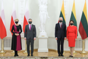 Президент Анджей Дуда позитивно оцінив польсько-литовські відносини Президент Анджей Дуда позитивно оцінив польсько-литовські відносини