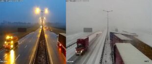 У Польщі на автостраді А4 ДТП з 9 вантажівками [+ВІДЕО]