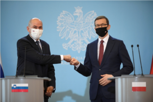 У Варшаві зустрілися прем’єри Польщі і Словенії У Варшаві зустрілися прем’єри Польщі і Словенії