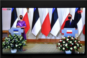 Керсті Кальюлайд та Анджей Дуда обговорили, серед іншого, підтримку України у межах проєктів ініціативи Трьох морів