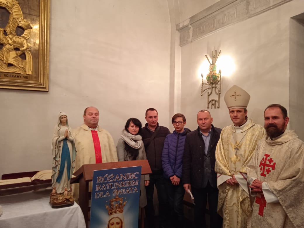 Nabożeństwo w kaplicy Świejkowskich odprawia bp Aleksander Jazłowiecki 