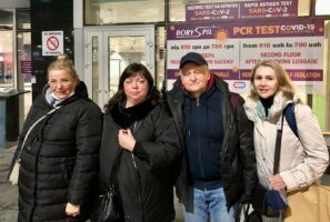 Київ, аеропорт Бориспіль, пізня ніч 19-го лютого 2022р. Київ, аеропорт Бориспіль, пізня ніч 19-го лютого 2022р.