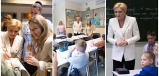 Учнів Варшавської української школи відвідала Перша Леді Польщі. ФОТО Учнів Варшавської української школи відвідала Перша Леді Польщі. ФОТО