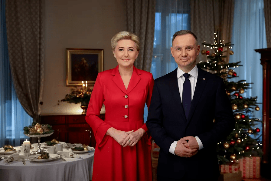 Christmas Greetings from the Presidential Couple