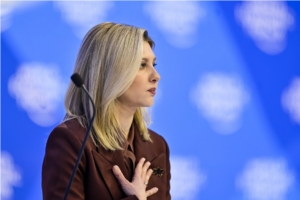 Олена Зеленська в Давосі: «Росія не зупиниться на окупації України»