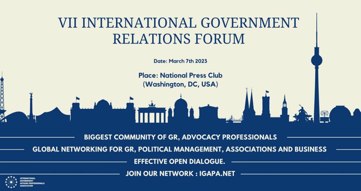 IGAPA invites you to the international annual 7 GR Forum 2023