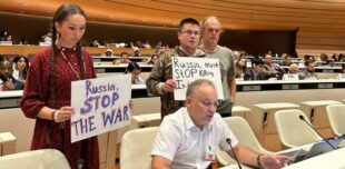 Сьогодні ми розкритикували проект дослідження Експертного Механізму з прав корінних народів ООН «Вплив мілітаризації на права корінних народів»