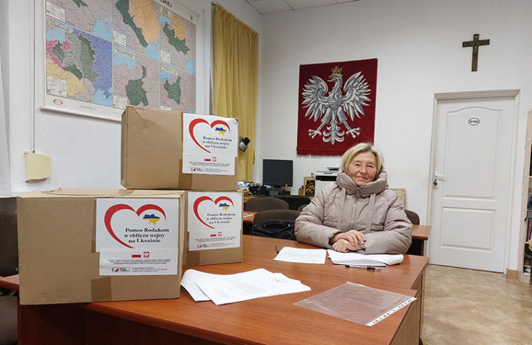 Wołynianom polskiego pochodzenia udzielono pomocy humanitarnej
