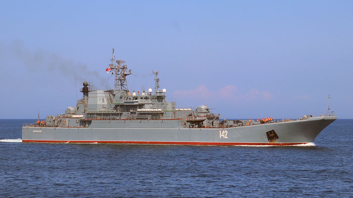 Українці знищили російський десантний корабель «Новочеркаськ»