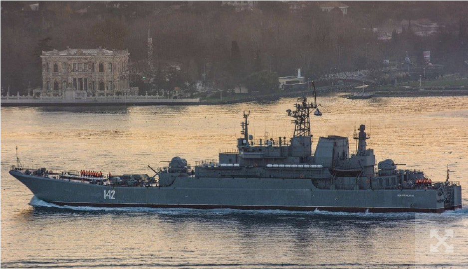 ВСУ уничтожили крупный российский десантный корабль «Новочеркасск»