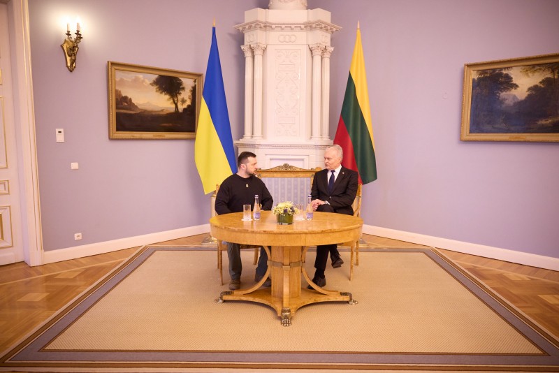 Negotiations between the Presidents of Ukraine and Lithuania began in Vilnius