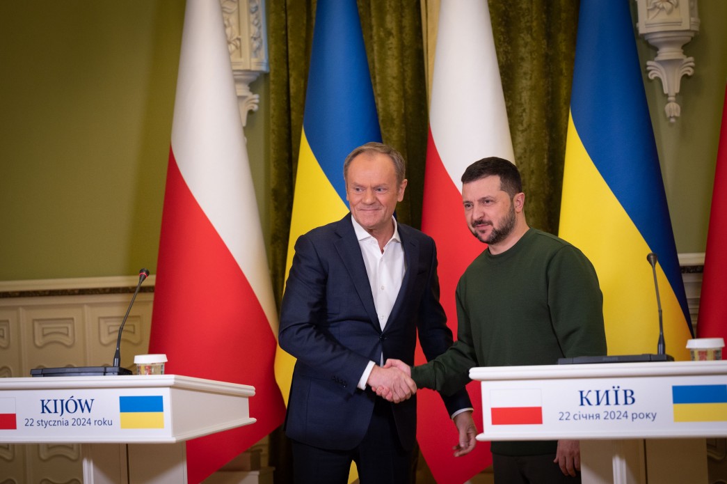 Президент подякував Польщі та всьому польському народові за підтримку, яка допомогла українцям вистояти в повномасштабній російській війні