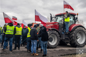 Польська поліція не дала протестувальникам заблокувати залізницю