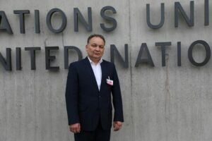 Взяв участь у зустрічі зі лідерами корінних народів Світу, ініціаторами Глобальної мережі з розбудови миру корінних народів