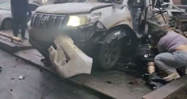 В центрі окупованого Донецька вибухнув автомобіль