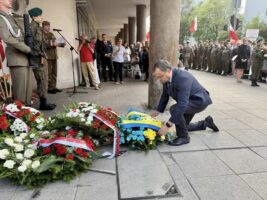 Посол України Василь Боднар взяв участь в одній з урочистих церемоній, присвячених 81-й річниці Варшавського повстання.
