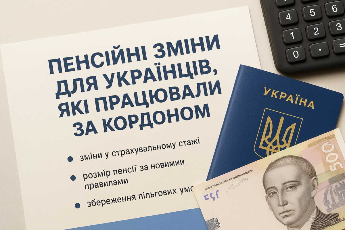 Пенсійні зміни для українців, які працювали за кордоном