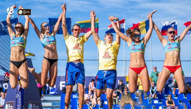 Україна перемогла на Кубку Європи з пляжного волейболу серед клубів