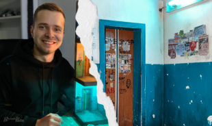 Львів’янин створює нічники-під’їзди, що повертають у дитинство