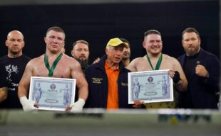 На Київщині ветерани з подвійною ампутацією встановили рекорд України