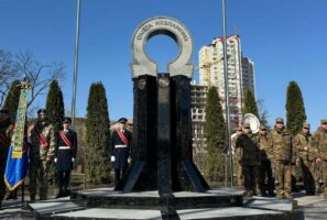 У Києві відкрили оновлений сквер імені Павла Горянського з меморіалом, присвяченим спецпризначенцям Нацгвардії