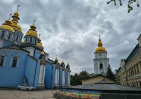 У серці Михайлівського монастиря відкрили археологічний простір із залишками церкви XII століття
