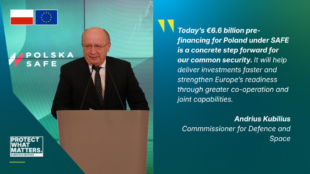 Польща отримала перший транш на €6,6 мільярда за програмою SAFE