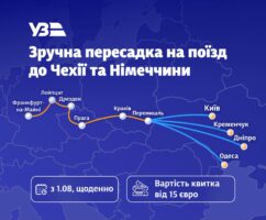 Для пасажирів з України став доступним новий залізничний маршрут до Німеччини