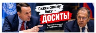 Сікорський кинув Лаврову виклик у Раді Безпеки ООН